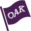 hero.A purple OAK flag